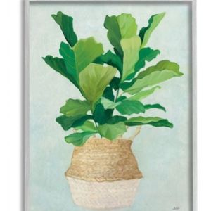 New framed foliage plant wall art